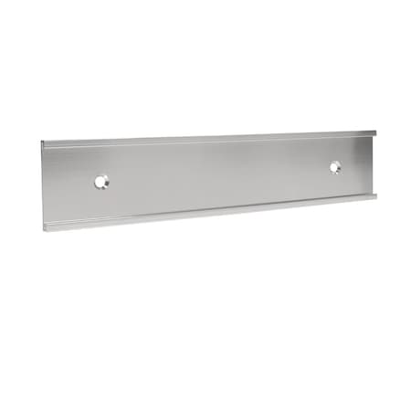 Simply Frames 1-1/2 in. H x 6 in. L Wall Plate Holder, Satin Silver SW-615S